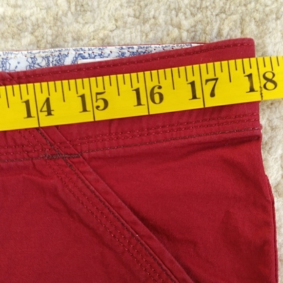 Lee Comfort Waistband Shorts Plus 14M Red - Picture 10 of 12
